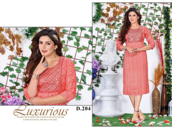 New Good Look 1 Embroidery Straight Cut Kurti Collection